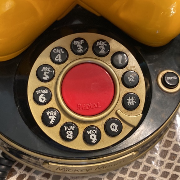 Mickey Mouse Push Button Telephone - Picture 5 of 15